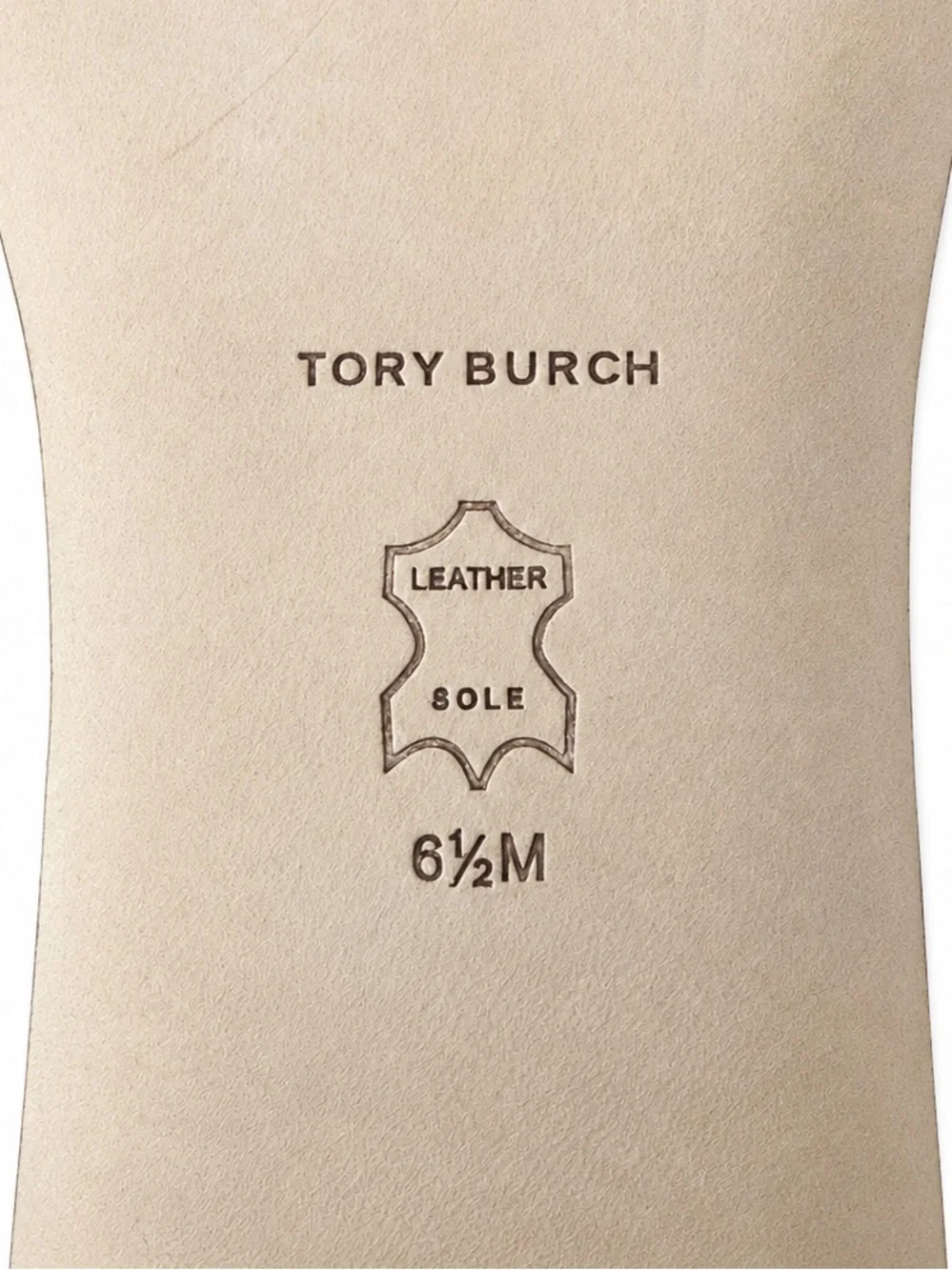 Tory Burch Eleanor Block Heel Slingback Sandal | New Ivory Gold Logo 6.5